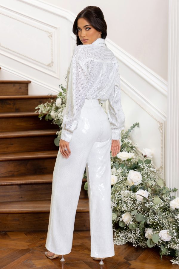 Dreamy | Sequin Wide Leg Pants Cheap - Image 3