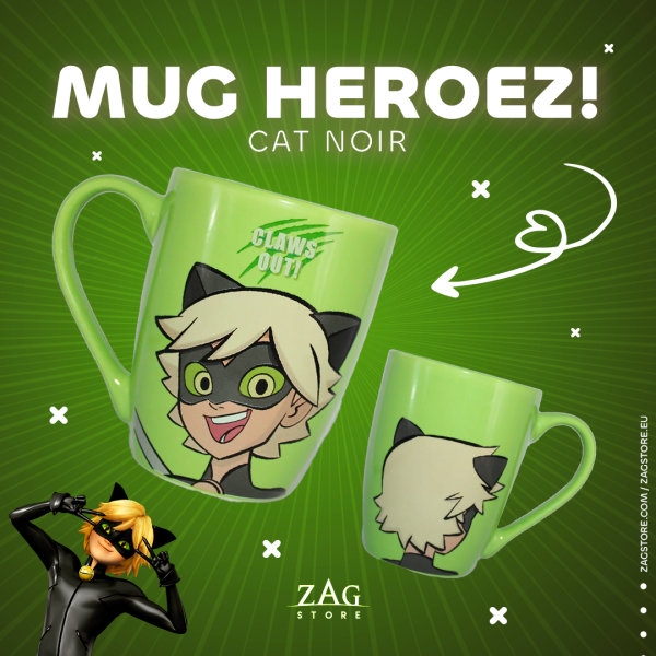 Mug Heroez Cat Noir Fashion - Image 4