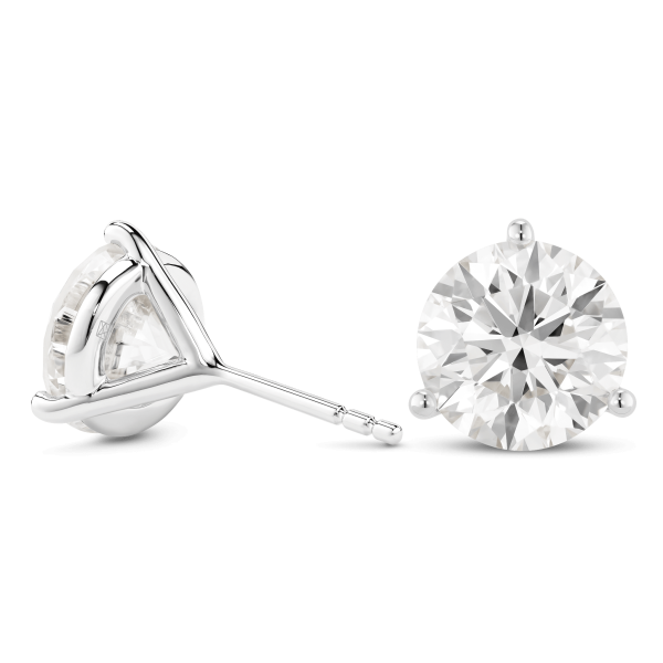 BARREL TEST The Round Brilliant Solitaire Studs Online now - Image 2