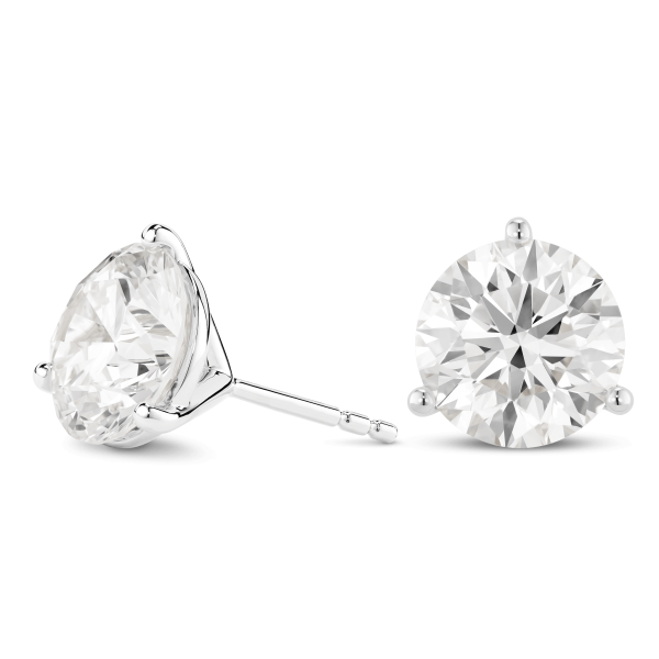 BARREL TEST The Round Brilliant Solitaire Studs Online now - Image 3