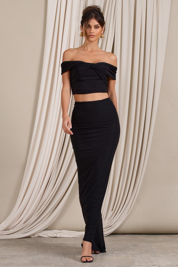 Raye | Black High Bodycon Pencil Skirt Online now