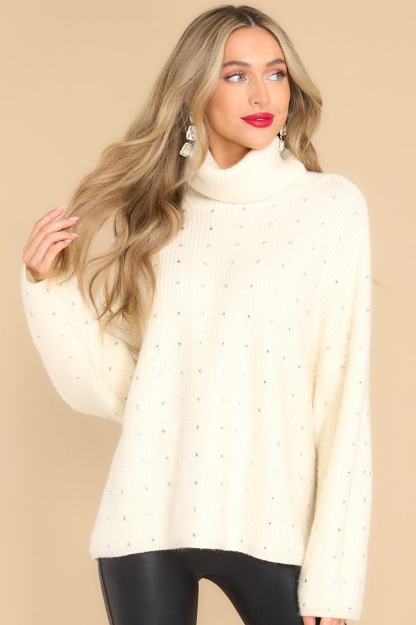 Cold Night Dreams Ivory Sweater Discount - Image 4