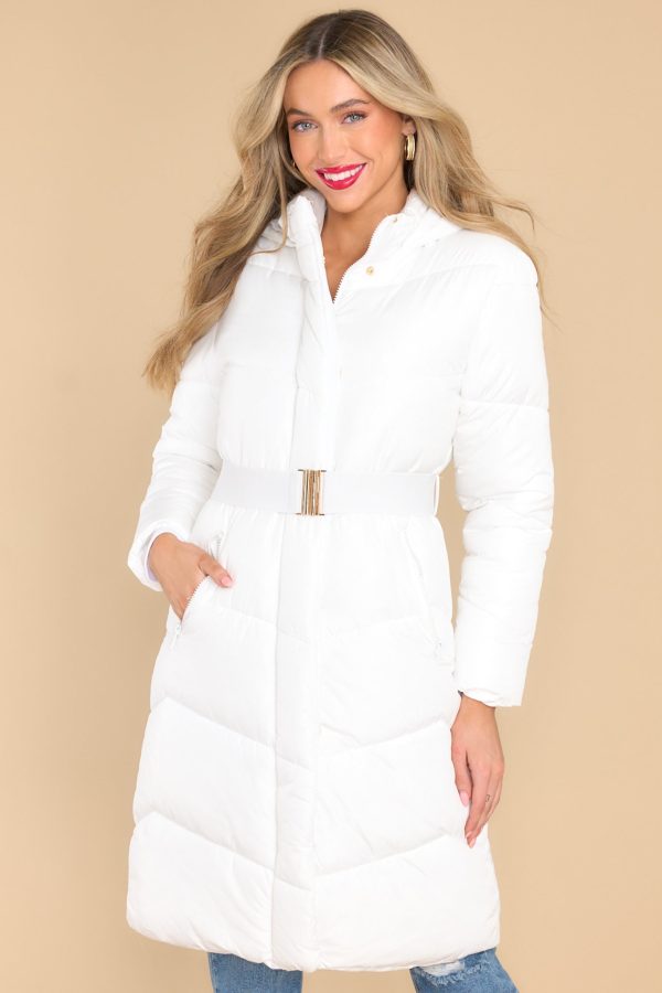 Frozen Fantasies White Puffer Coat Online - Image 4