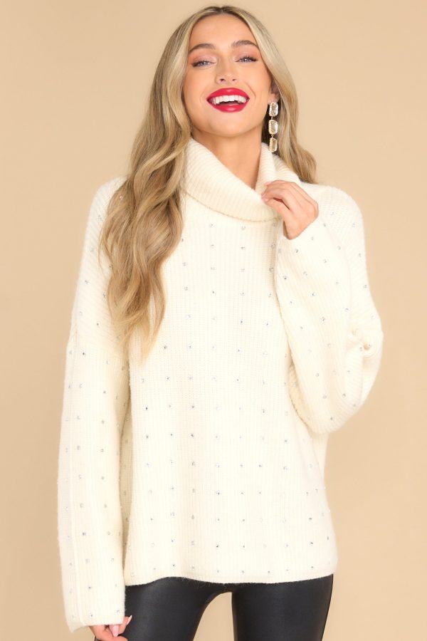 Cold Night Dreams Ivory Sweater Discount - Image 3