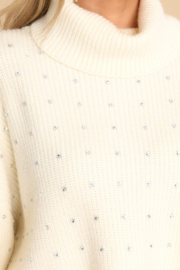 Cold Night Dreams Ivory Sweater Discount - Image 2