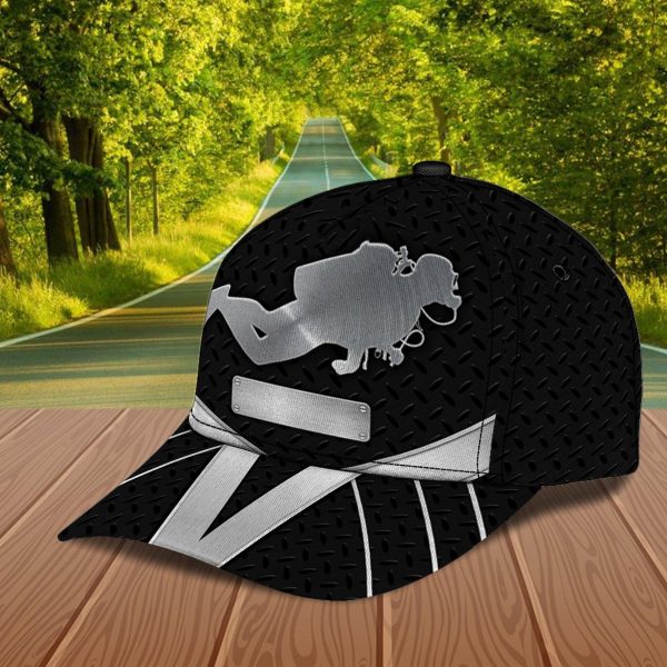 Personalized Scuba Diving Classic Cap, Personalized Gift for Scuba Diving Lovers, Scuba Live - CP699PS06 Online now - Image 5